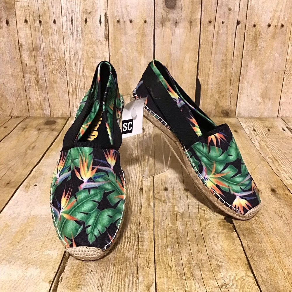 Loudmouth Lucky Bora‎ Bora Espadrille Shoes 7.5 M